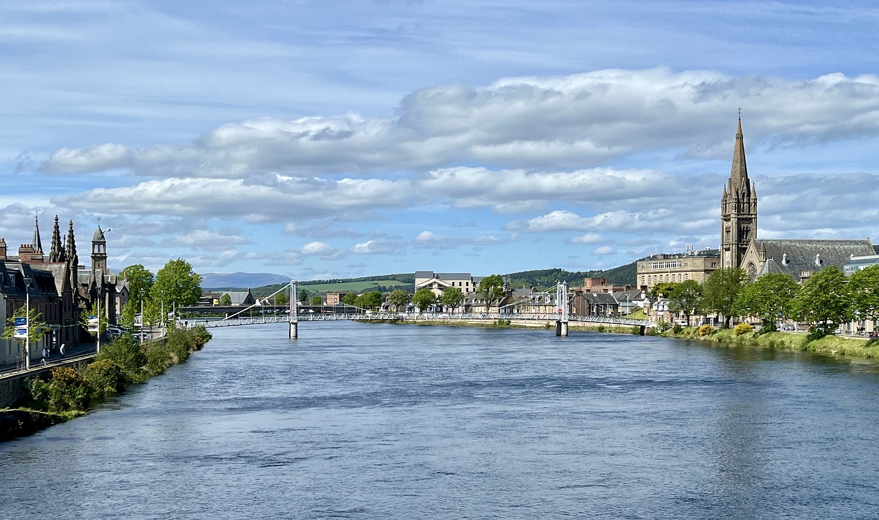 Inverness in the Scottish Highlands